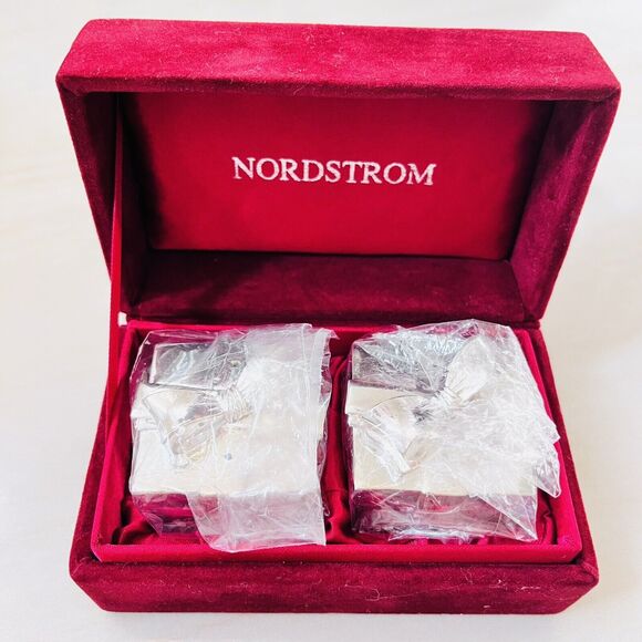 Vintage Nordstrom Silver Plated Salt & Pepper Shakers New - Picture 9 of 11
